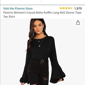 Beautiful flare sleeve top